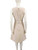 Louis Vuitton Beige Wool Round Neck Dress