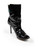 Versace Black Patent Leather Medusa Logo Boots