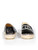 Chanel Black Leather CC Cap Toe Espadrilles