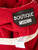 Moschino Red Wool Sleeveless Polkadot Trim Dress