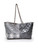 Chanel 2009-2010 Grey Quilted Vinyl & Tweed Funny Patchwork Tote