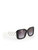 Chanel Black & White Quilted Arms Square Sunglasses