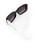 Chanel Black & White Quilted Arms Square Sunglasses