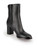 Valentino Garavani SS24 Black Leather V-Logo Ankle Boots