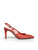 Bottega Veneta Red Leather Woven Slingback Pumps Bottega Veneta Red Leather Woven Slingback Pumps