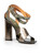 Gucci Snakeskin Leather Metallic Strappy Heels Gucci Snakeskin Leather Metallic Strappy Heels