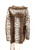 Alaïa Brown Leopard Print Hoodie