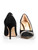 Charlotte Olympia Black Suede Feather Pumps