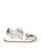 Brunello Cucinelli Grey Lace Up Beaded Trainers