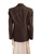 Versace Brown Greca Pattern Blazer