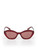 Prada Red Transparent Cat Eye Sunglasses