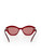 Prada Red Transparent Cat Eye Sunglasses