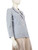 Max Mara Grey Striped Single Breasted Blazer