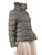 Moncler Grey Quilted High Neck Down Coat