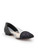 Sophia Webster Black Patent Daria 85 Glitter Flats