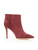 Gianvito Rossi Burgundy Suede Pointed Ankle Boots