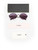 Fendi Purple Waves Striped Sunglasses