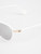 Moncler White Mirrored Aviator Sunglasses