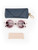 Loewe Pink Leather Trim Round Sunglasses