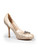 Dior Beige Python Buckle Detail Pumps
