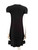 Valentino Garavani Red Valentino Black Knit Ruffled Dress