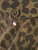 Saint Laurent Khaki Leopard Print Vest