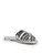 Alaïa Silver Leather Laser Cut Sandals