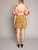 Zimmermann Women's Bandeau Crop Top, Size 10 UK, Pink Linen