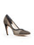 Dior Black Fish Net Suede Trim Pumps