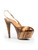 Sergio Rossi Brown Python Leather Slingback Heels Sergio Rossi Brown Python Leather Slingback Heels