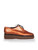 Clergerie Brown Metallic Leather Platform Oxfords