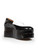 Clergerie Two-Tone Leather Platform Loafers