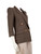 Saint Laurent Brown Wool Chevron Blazer