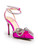 Mach & Mach Pink Crystal Embellished Bow Pointed Heels