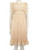 Dolce & Gabbana Beige Ruffle Trimmed Midi Dress