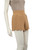 Chloé Camel Silk Scalloped Accent Shorts