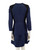 Sandro Blue Crew Neck Knee Length Dress