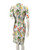 Gucci Vintage 80s Floral Wrap Dress