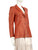Loro Piana Red Lambskin Leather Blazer Loro Piana Red Lambskin Leather Blazer