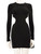 Norma Kamali Black Cut Out Dress