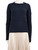 Loro Piana Navy Cashmere Knitted Jumper