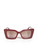 Burberry Bordeaux Square Frame Daisy Sunglasses