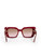 Burberry Bordeaux Square Frame Daisy Sunglasses