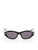 Givenchy SS24 Black Oval Logo Arm Sunglasses