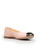 Giuseppe Zanotti Pink Leather Ballet Flats