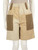 Isabel Marant Isabel Marant Etoile Beige Patchwork Knee Length Shorts