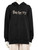 Burberry Black Logo Embroidered Hoodie