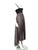 Pinko Black & Grey Pleated Dress