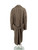 Acne Studios Brown Wool Checkered Long Coat Acne Studios Brown Wool Checkered Long Coat