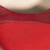 Chanel Red Leather Cap Toe Ballet Flats
